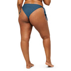 Subliminal Egyptian Ankh Cross string bikini bottom (Blue) (6 Colors Available) - Conscious Apparel Store