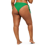 Subliminal Egyptian Ankh Cross string bikini bottom (Green) - Conscious Apparel Store
