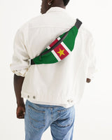 Suriname Flag Crossbody Sling Bag - Conscious Apparel Store