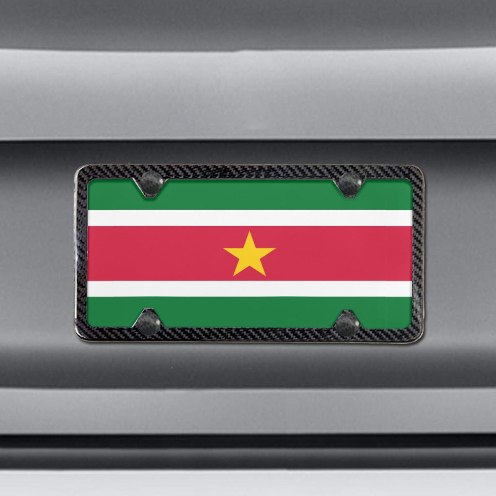 Suriname Flag Custom License Plate - Conscious Apparel Store
