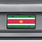 Suriname Flag Custom License Plate - Conscious Apparel Store