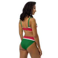 Suriname Flag high-waisted bikini - Conscious Apparel Store