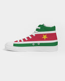 Suriname Flag Men's Hightop Canvas Shoe - Conscious Apparel Store