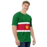 Suriname Flag Men's T-shirt - Conscious Apparel Store