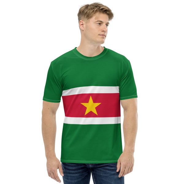 Suriname Flag Men's T-shirt - Conscious Apparel Store