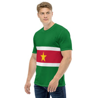 Suriname Flag Men's T-shirt - Conscious Apparel Store