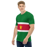 Suriname Flag Men's T-shirt - Conscious Apparel Store