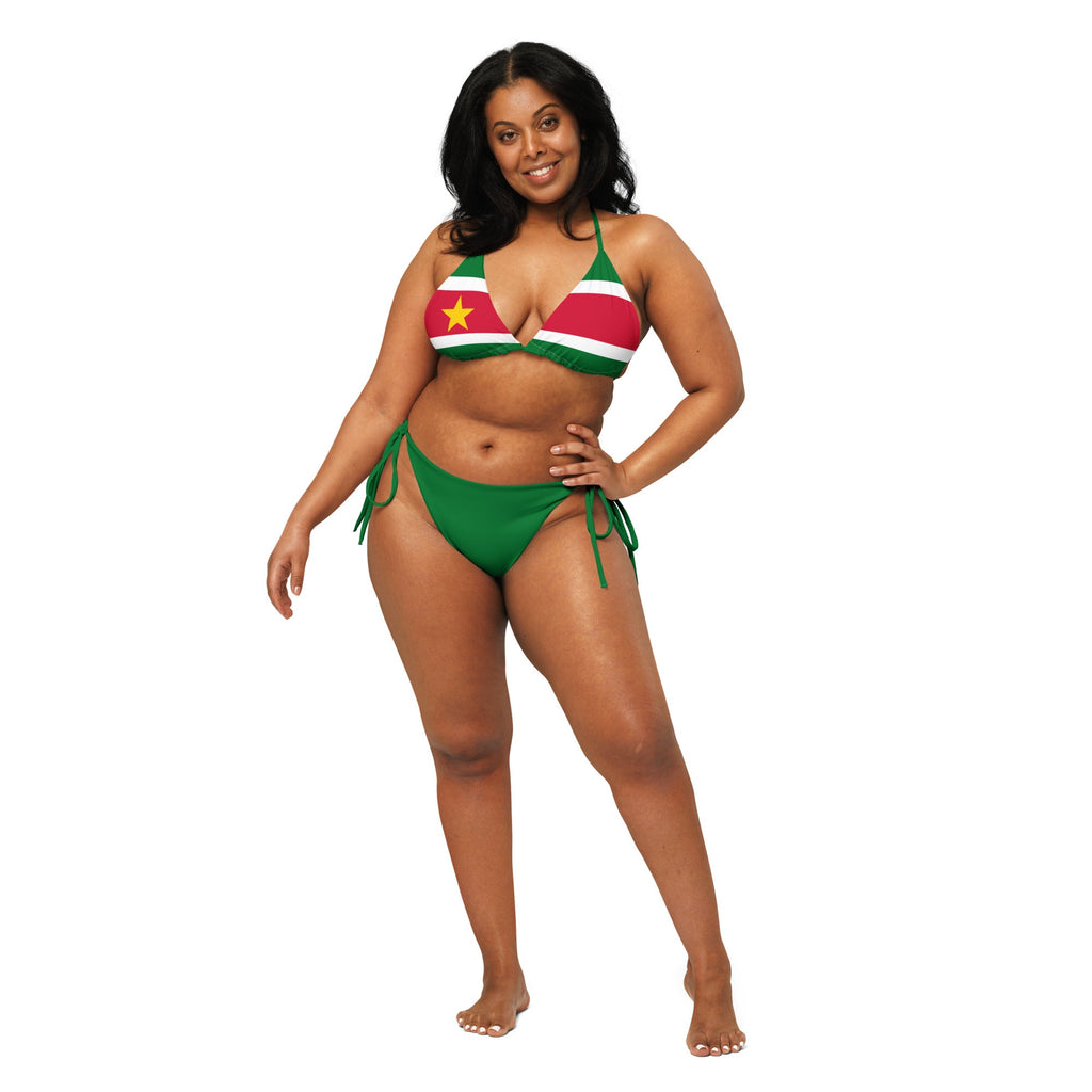 Suriname Flag string bikini - Conscious Apparel Store