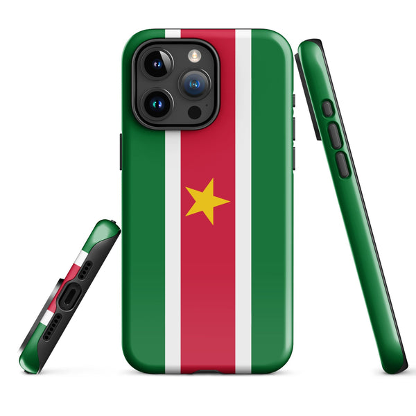 Suriname Flag Tough Cellphone Case for iPhone® - Conscious Apparel Store