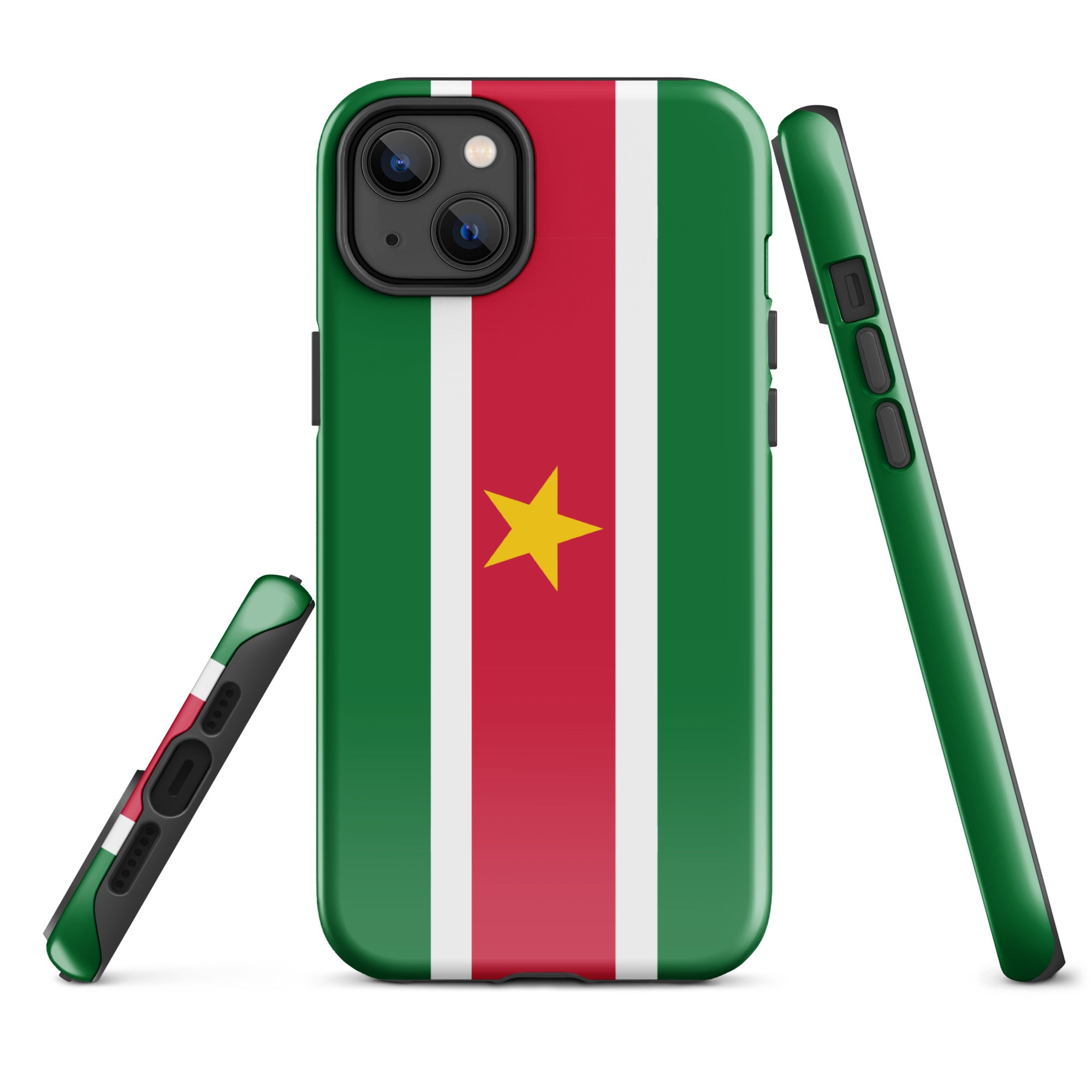 Suriname Flag Tough Cellphone Case for iPhone® - Conscious Apparel Store
