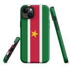 Suriname Flag Tough Cellphone Case for iPhone® - Conscious Apparel Store
