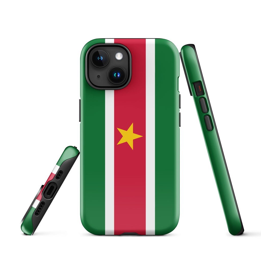 Suriname Flag Tough Cellphone Case for iPhone® - Conscious Apparel Store