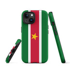 Suriname Flag Tough Cellphone Case for iPhone® - Conscious Apparel Store