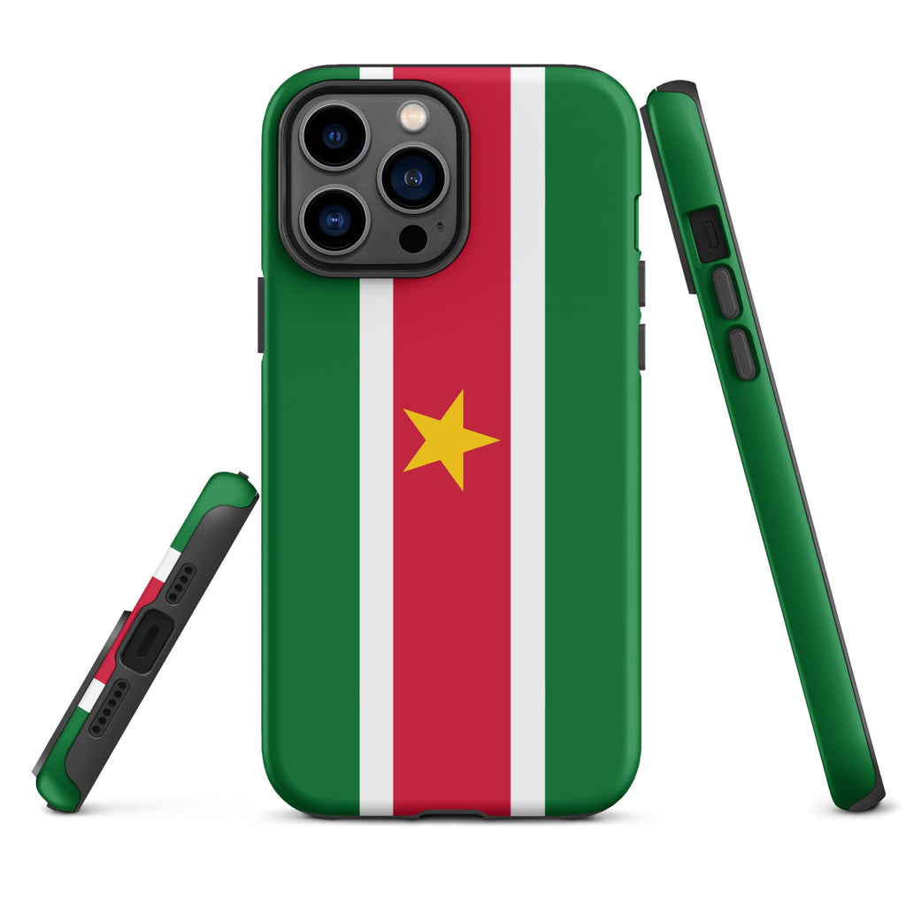 Suriname Flag Tough Cellphone Case for iPhone® - Conscious Apparel Store