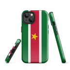Suriname Flag Tough Cellphone Case for iPhone® - Conscious Apparel Store