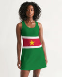 Suriname Flag Women's Racerback Dress - Conscious Apparel Store