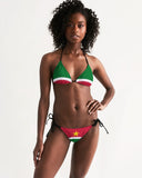 Suriname Flag Women's Triangle String Bikini - Conscious Apparel Store