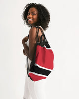 Trinidad & Tobago Flag Canvas Drawstring Bag - Conscious Apparel Store