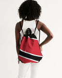 Trinidad & Tobago Flag Canvas Drawstring Bag - Conscious Apparel Store