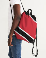 Trinidad & Tobago Flag Canvas Drawstring Bag - Conscious Apparel Store