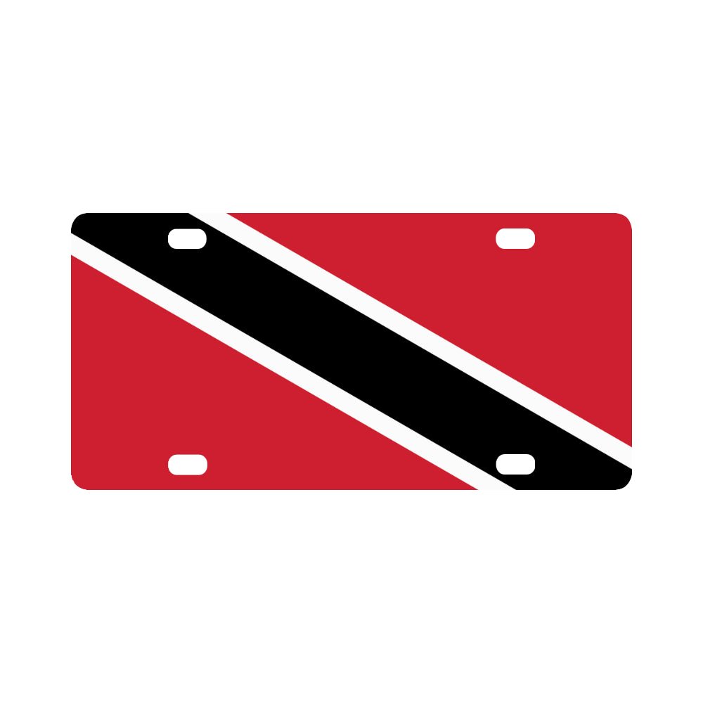 Trinidad & Tobago Flag Classic License Plate - Conscious Apparel Store