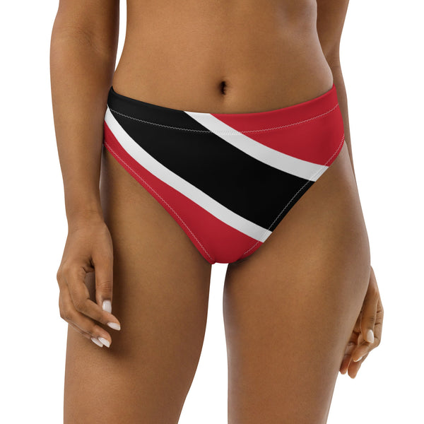 Trinidad & Tobago Flag high-waisted bikini bottom - Conscious Apparel Store