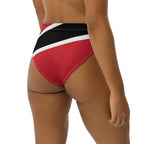 Trinidad & Tobago Flag high-waisted bikini bottom - Conscious Apparel Store