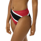 Trinidad & Tobago Flag high-waisted bikini bottom - Conscious Apparel Store