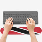Trinidad & Tobago Flag Keyboard Wrist Rest Pad - Conscious Apparel Store