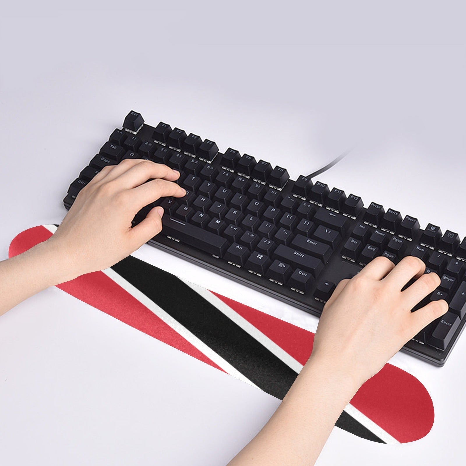 Trinidad & Tobago Flag Keyboard Wrist Rest Pad - Conscious Apparel Store