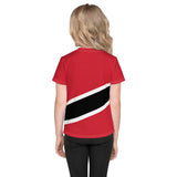 Trinidad & Tobago Flag Kids crew neck t-shirt - Conscious Apparel Store