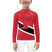 Trinidad & Tobago Flag Kids Rash Guard - Conscious Apparel Store