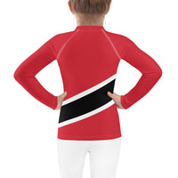 Trinidad & Tobago Flag Kids Rash Guard - Conscious Apparel Store