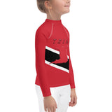 Trinidad & Tobago Flag Kids Rash Guard - Conscious Apparel Store