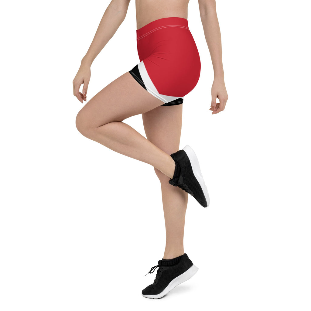 Trinidad & Tobago Flag Leggings Shorts - Conscious Apparel Store