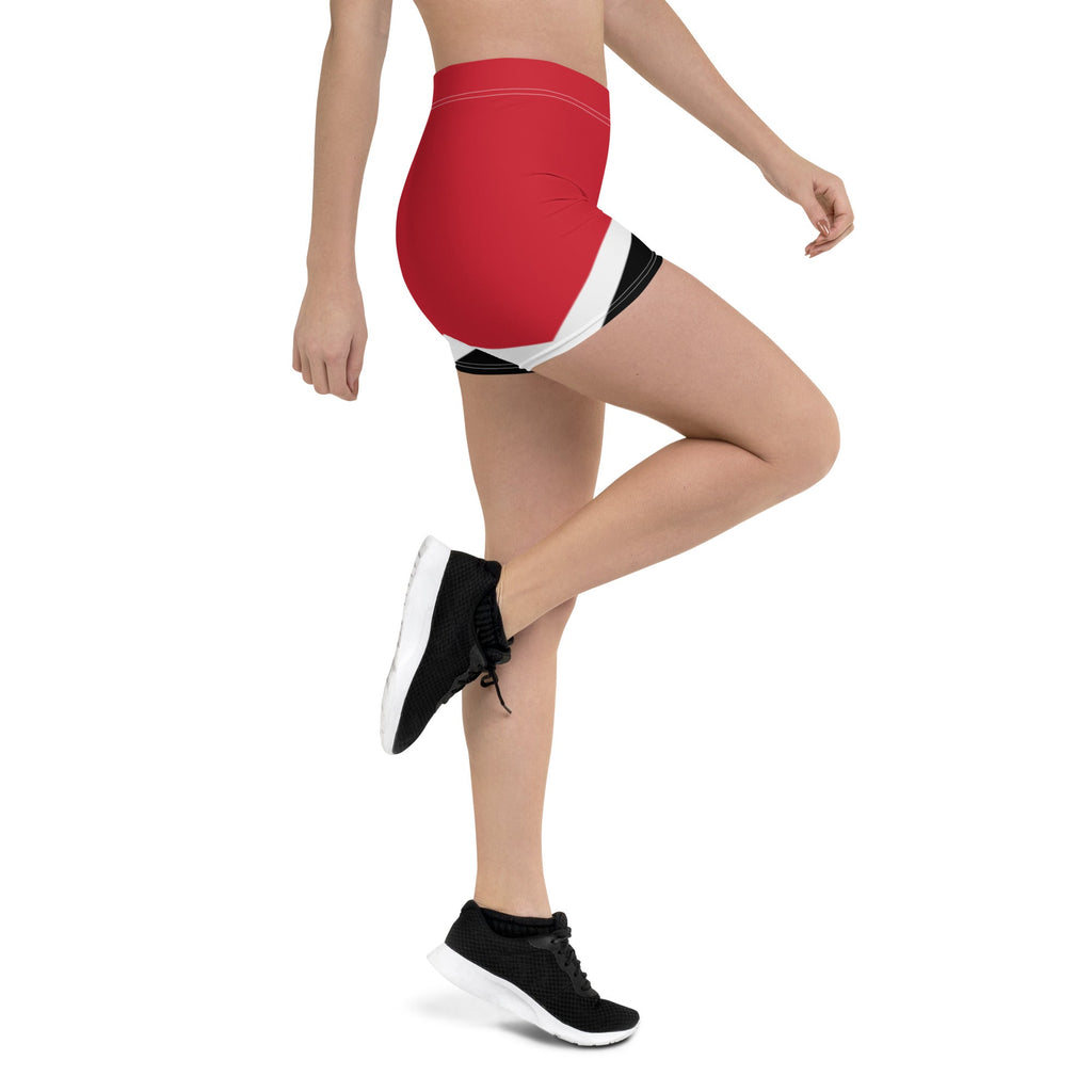 Trinidad & Tobago Flag Leggings Shorts - Conscious Apparel Store