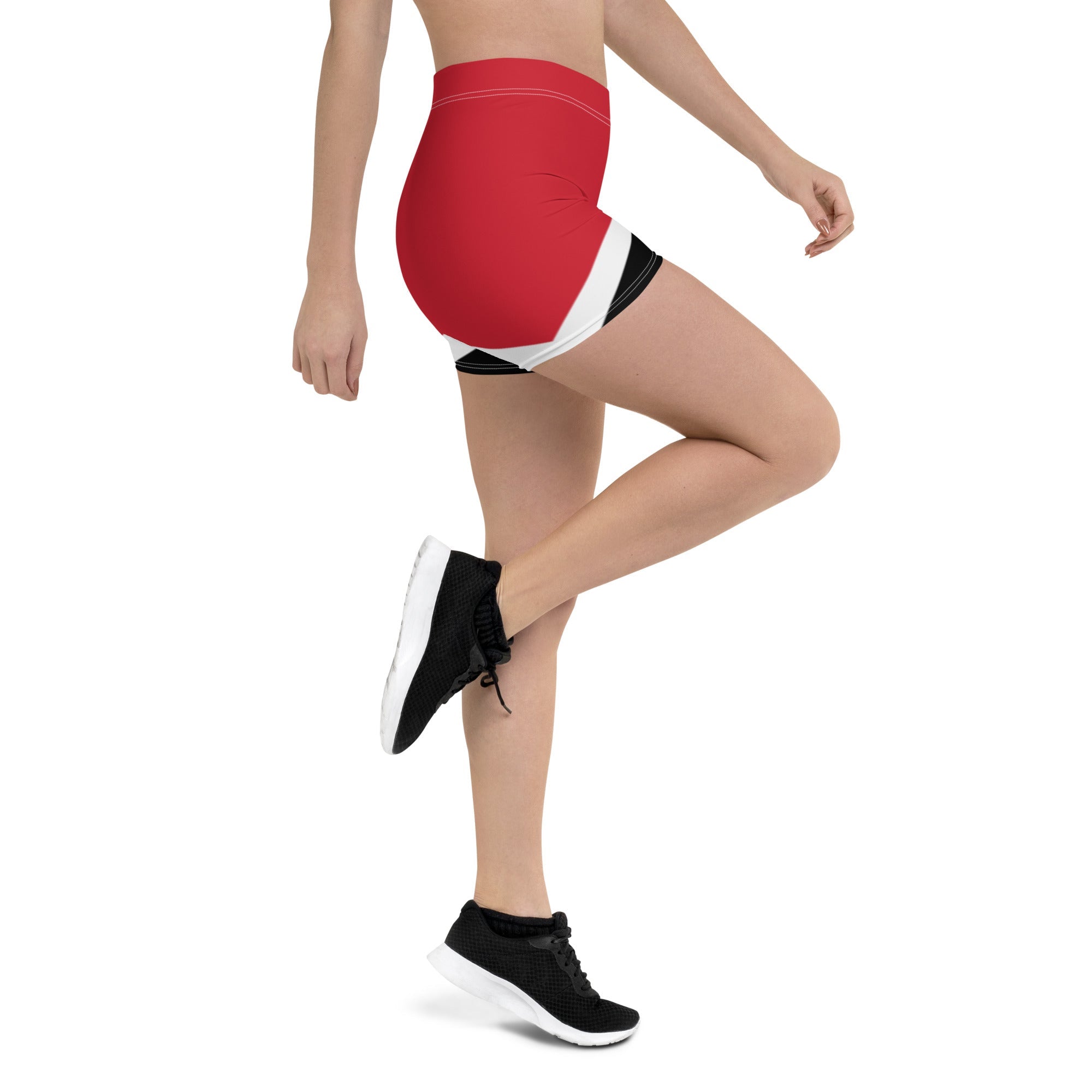 Trinidad & Tobago Flag Leggings Shorts - Conscious Apparel Store