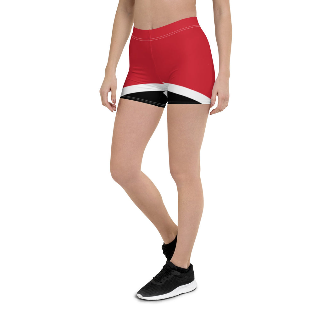 Trinidad & Tobago Flag Leggings Shorts - Conscious Apparel Store