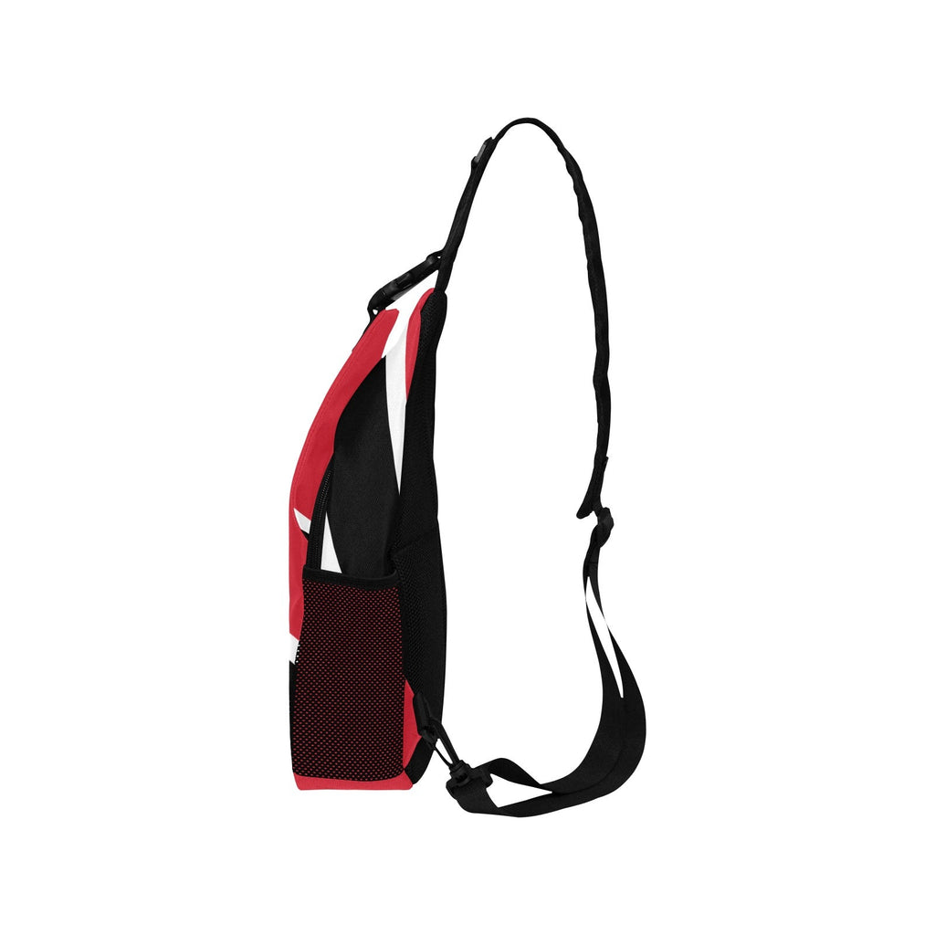Trinidad & Tobago Flag Men's Casual Chest Bag - Conscious Apparel Store