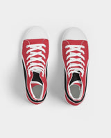 Trinidad & Tobago Flag Men's Hightop Canvas Shoe Sneakers - Conscious Apparel Store