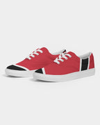 Trinidad & Tobago Flag Men's Lace Up Canvas Shoe - Conscious Apparel Store