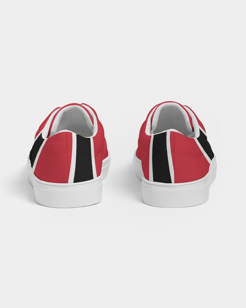 Trinidad & Tobago Flag Men's Lace Up Canvas Shoe - Conscious Apparel Store
