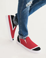 Trinidad & Tobago Flag Men's Slip-On Canvas Shoe Sneakers - Conscious Apparel Store