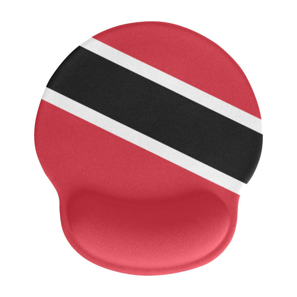 Trinidad & Tobago Flag Mouse Pad with Wrist Rest Support - Conscious Apparel Store