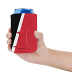 Trinidad & Tobago Flag Neoprene Can Cooler 4" x 2.7" dia. - Conscious Apparel Store