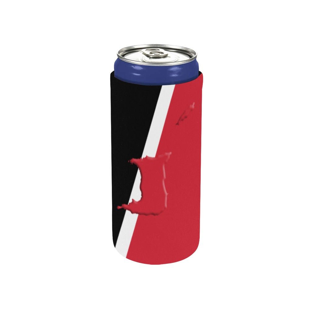 Trinidad & Tobago Flag Neoprene Can Cooler 5" x 2.3" dia. - Conscious Apparel Store