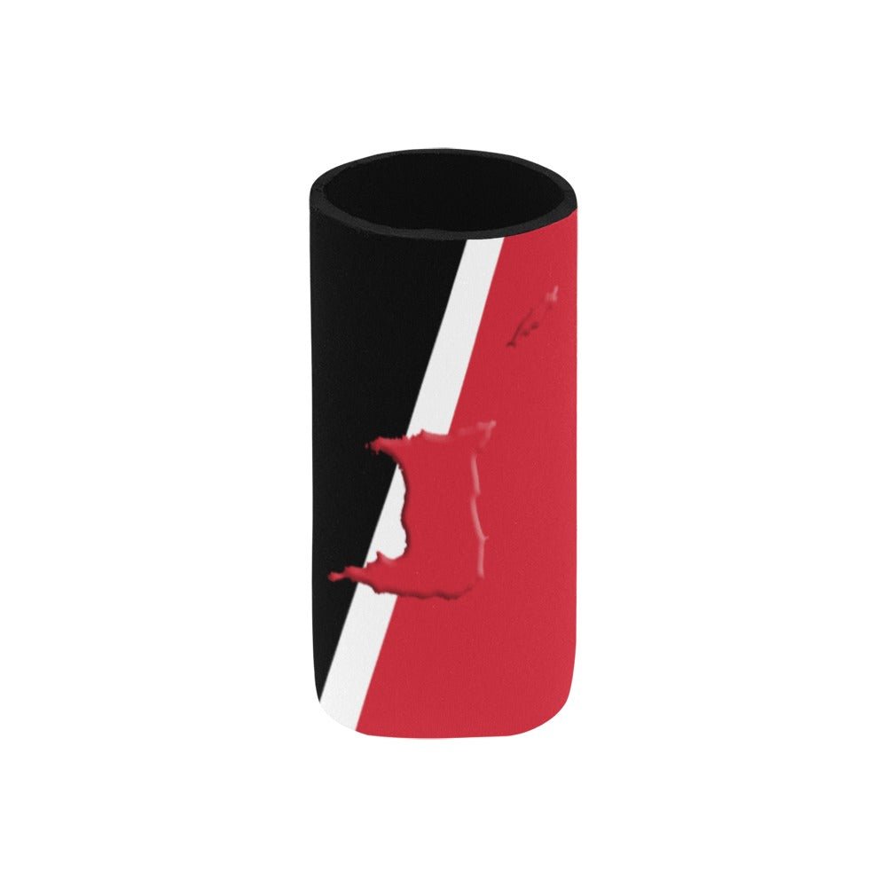 Trinidad & Tobago Flag Neoprene Can Cooler 5" x 2.3" dia. - Conscious Apparel Store