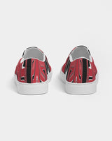 Trinidad & Tobago Flag Splash-Camo Men's Slip-On Canvas Shoe Sneakers - Conscious Apparel Store