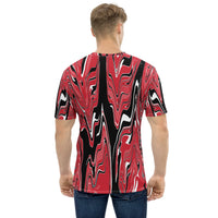 Trinidad & Tobago Flag Splash-Camo Men's T-shirt - Conscious Apparel Store