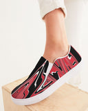 Trinidad & Tobago Flag Splash-Camo Women's Slip-On Canvas Shoe Sneakers - Conscious Apparel Store
